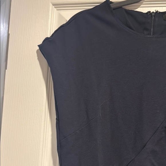Banana Republic Blue Asymmetrical Ruffled Cocktail Dress - Picture 5 of 8